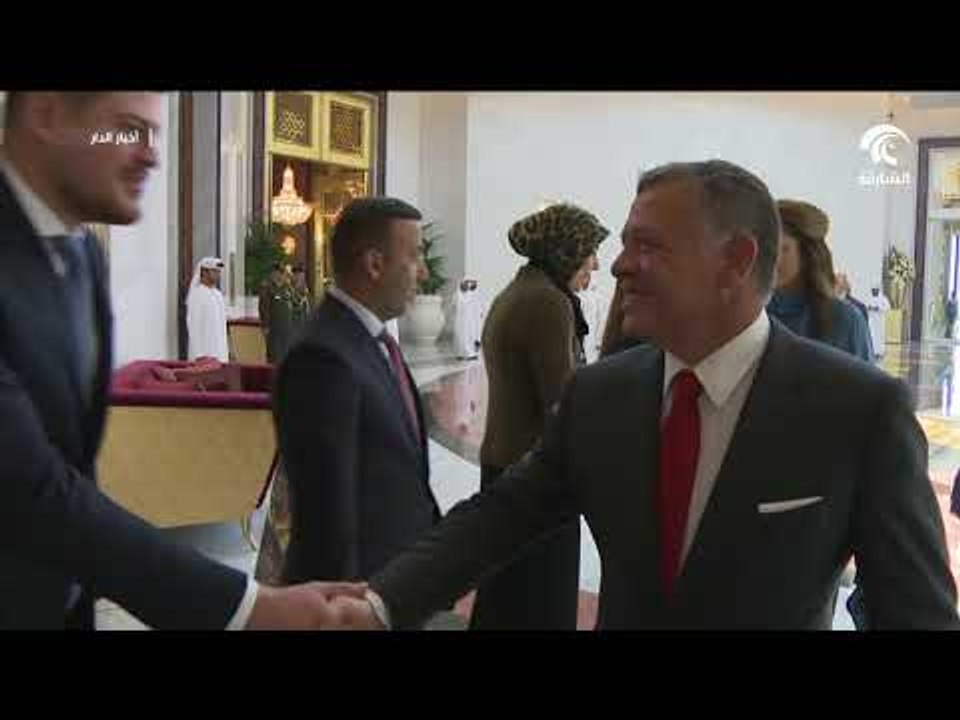 محمد بن زايد في مقدمة مودعي ملك الأردن