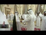 حاكم الشارقة يتلقى التهاني بالشهر الفضيل من رئيس وأعضاء المجلس الوطني الإتحادي وجموع المهنئين