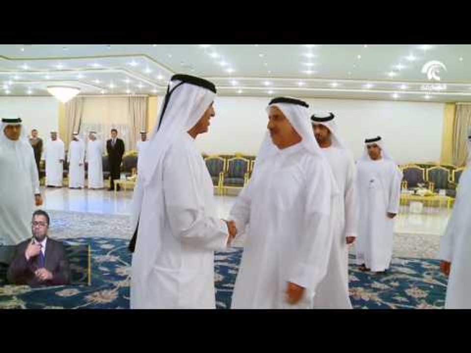 حاكم رأس الخيمة يواصل استقبال المهنئين بشهر رمضان المبارك