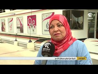 القوارب الوردية " و الفرسان الصغار " يرسمان أملآ ورديآ على شاطىء النخلة و بحيرة المرموم