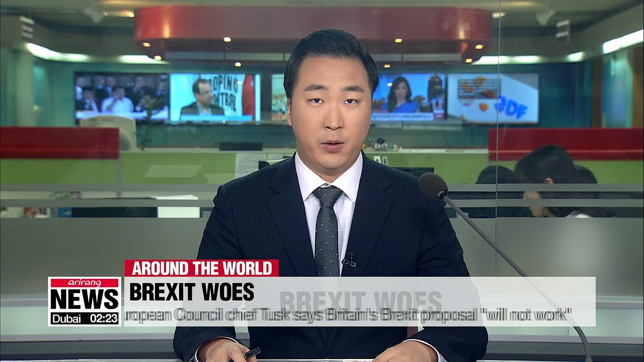 European Council chief Tusk says Britain's Brexit proposal "will not work"