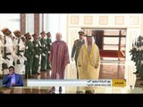 هزاع بن زايد يستقبل شقيق العاهل المغربي في مطار الرئاسة بأبوظبي