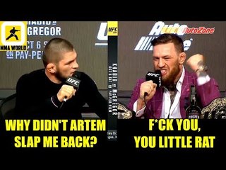 All The Trash Talk said by Conor McGregor and Khabib at UFC 229 Press Conference