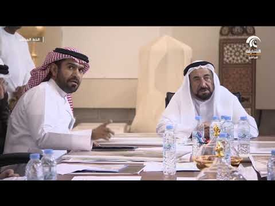 حاكم الشارقة يتفقد مشروع "جامع الشارقة" ، أكبر جامع في الإمارة