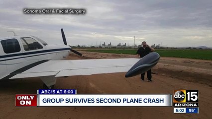 Gilbert dental group survives second plane crash in 14 months