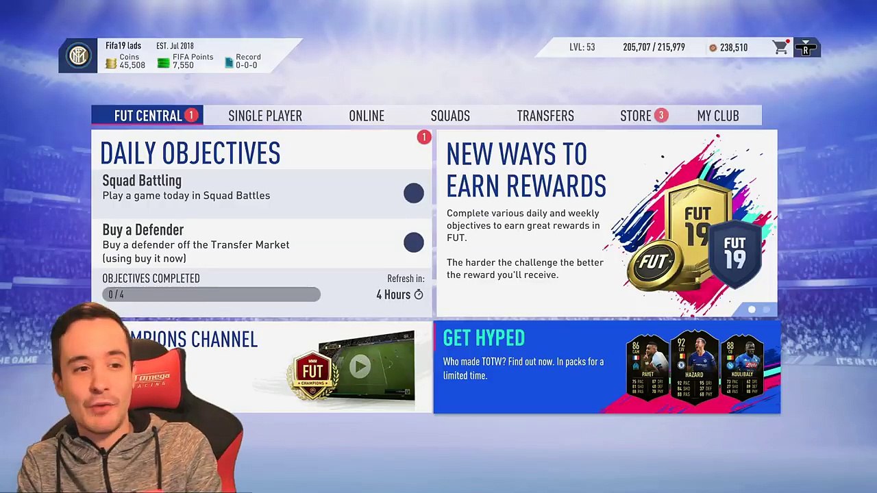 FIRST WALKOUT PACKED OMG!!! - FIFA 19 PACK OPENING