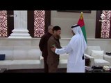 محمد بن زايد يستقبل حاكم رأس الخيمة والرئيس الشيشاني ونائب رئيس الوزراء اليمني