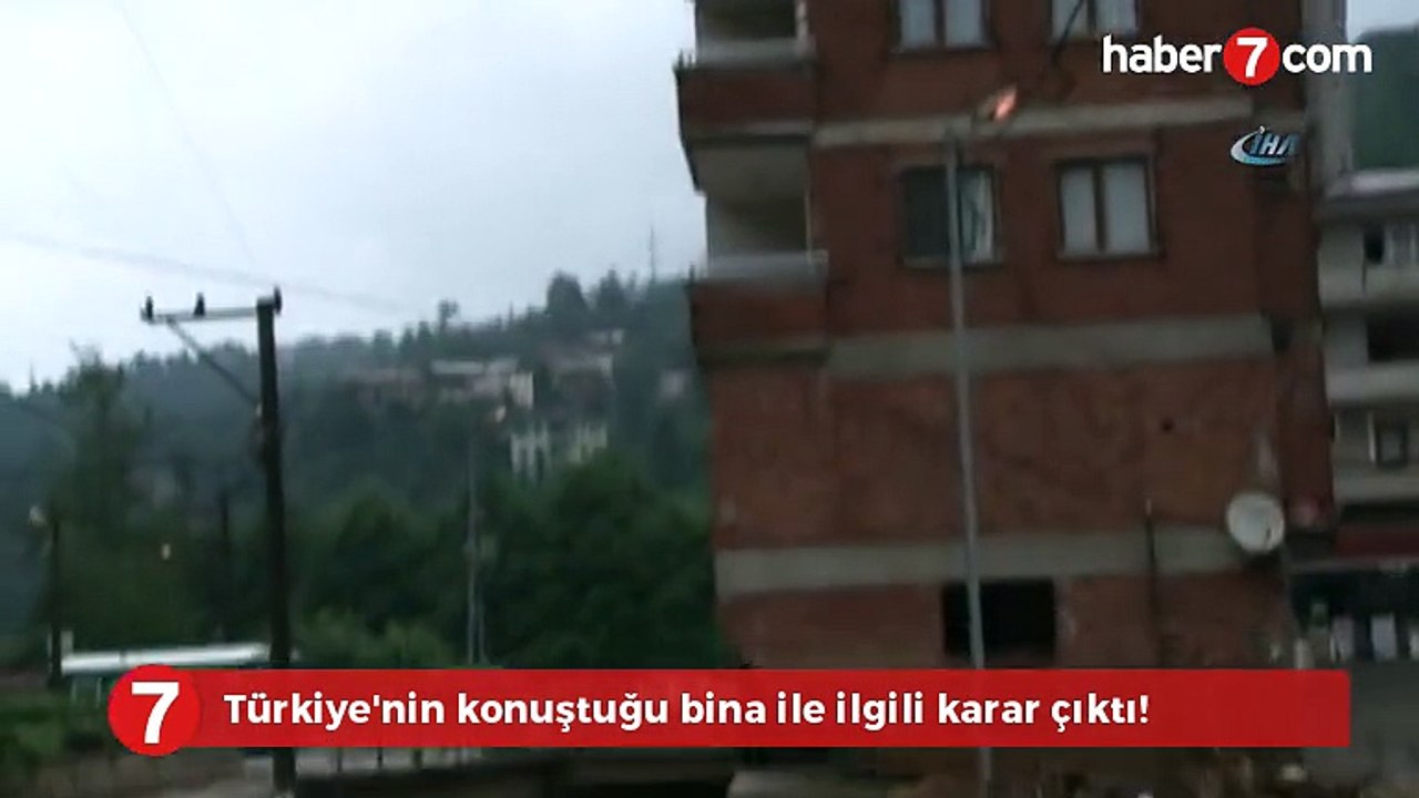 BU BINA GÜNDEME OTURMUŞTU İŞTE KARAR