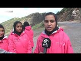 فريق من سجايا فتيات الشارقة يرفع علم الدولة على أعلى قمة جبلية في الوطن العربي