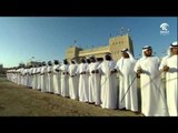 الملك سلمان ومحمد بن راشد ومحمد بن زايد يشهدون مسيرة الاتحاد
