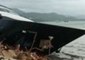 Luxury Yachts and Other Boats Washed Ashore by Powerful Typhoon Mangkhut