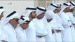 محمد بن راشد يؤدي صلاة عيد الفطر في مسجد الشيخ راشد بن سعيد