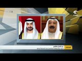 أخبار الدار - محمد بن زايد يهنئ ناصر الصباح بنجاح العملية الجراحية