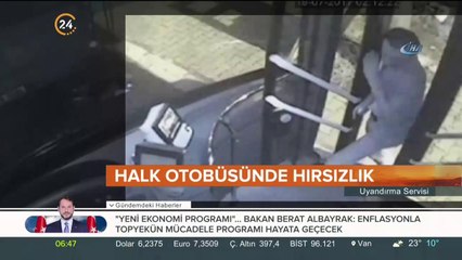 Halk otobüsü hırsızı kayıplara karıştı