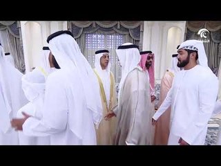 محمد بن زايد يستقبل المهنئين بعيد الأضحى المبارك في قصر المشرف