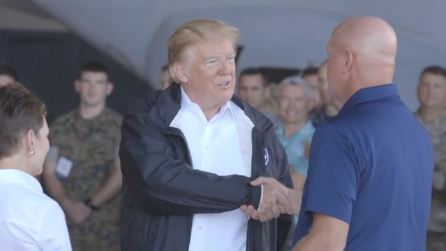 Trump Visits Florence Victims
