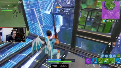 NINJA Reacts To Pro Players Cheating During Fall Skirmish