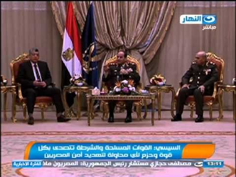 #أخبار_النهار : إبراهيم يؤكد عمق الروابط الوثيقة بين القوات المسلحة وهيئة الشرطة #ِAlnaharNews