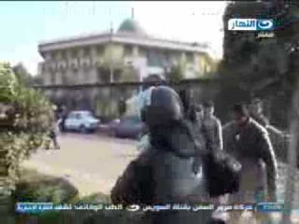 #اخبار_النهار : اطلاق الرصاص على مقر المخابرات...