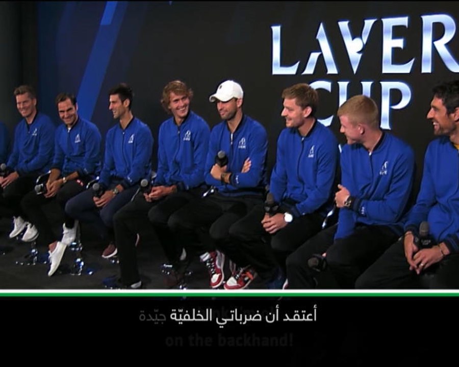 عام: تنس: أسدّد الكرات الخلفيّة جيدًا - ديوكوفيتش ممازحًا فيديرر