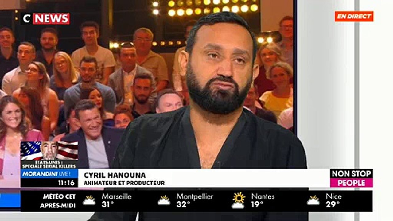 Cyril Hanouna: "J'espère que ça va s'arranger a...