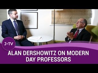 Alan Dershowitz - "I've never met a less courageous group than tenured professors" | J-TV