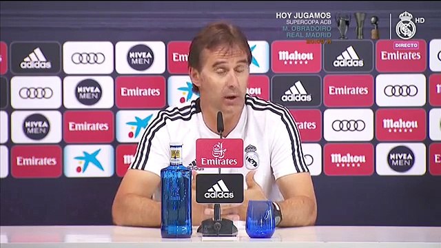 Julen Lopetegui: ¿La portería? Las cosas son más simples que como se quiere mostrar