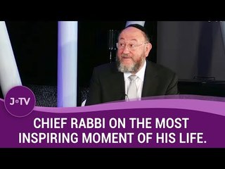 Chief Rabbi - Most inspiring moment of your life? (3) | J-TV