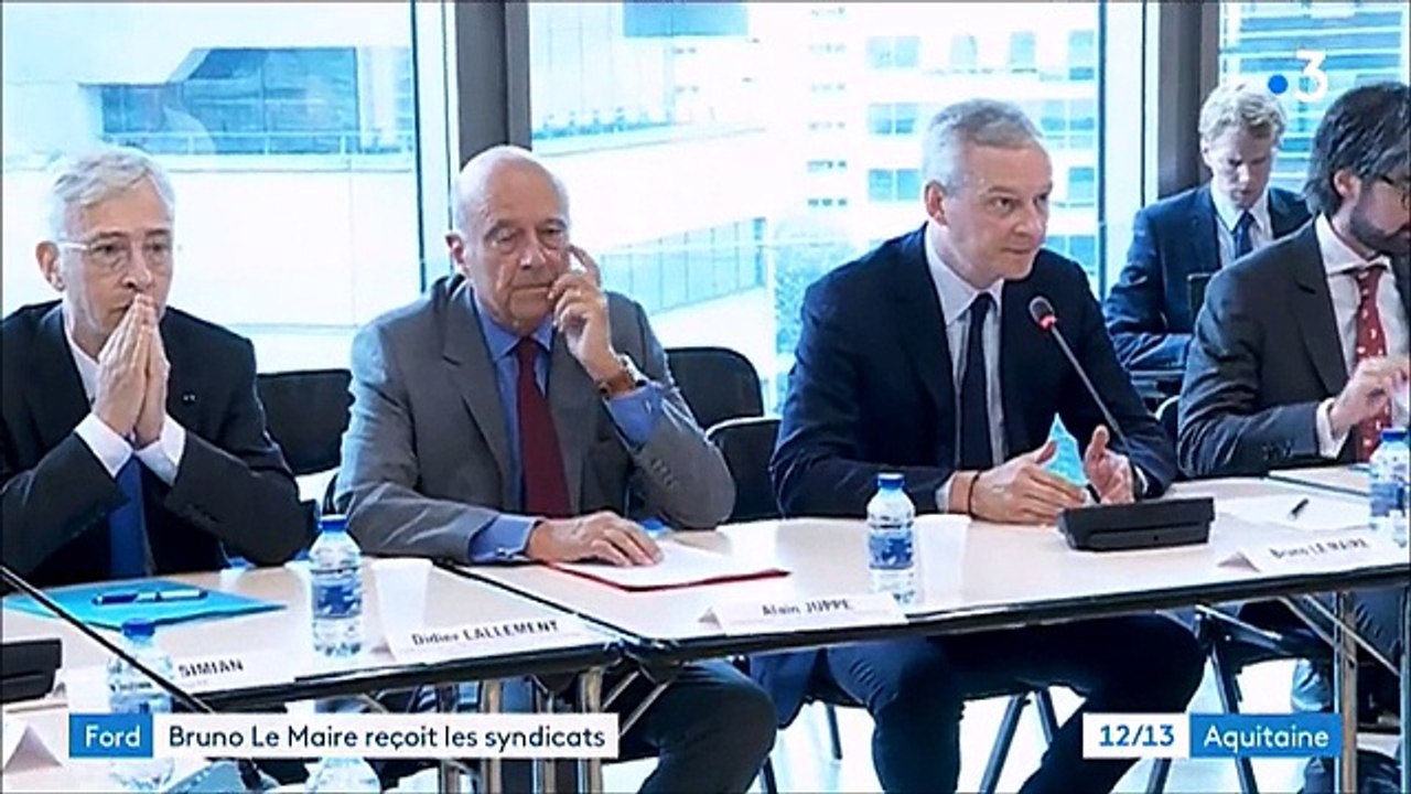 Vers une reprise de Ford Blanquefort ? Bruno Le Maire à Bordeaux