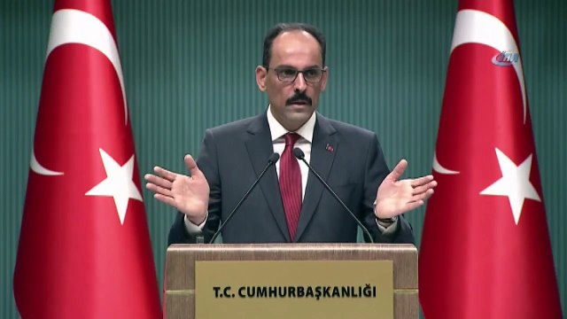Cumhurbaşkanlığı Sözcüsü İbrahim Kalın, Basın Toplantısı Düzenledi