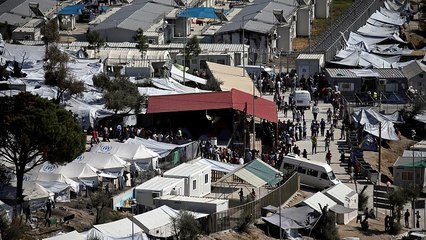 Aid group alarmed at rising mental health issues in Lesbos migrant camp