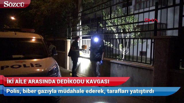 Akraba iki aile arasında dedikodu kavgası