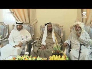 حاكم الشارقة يزور منطقة وادي الحلو