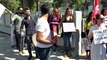 - KKTC'de 'Kazıklı' Protesto- Maliye Bakanlığı Önündeki Eylemde Halka, Birlikte Mücadele Çağrısı Yapıldı