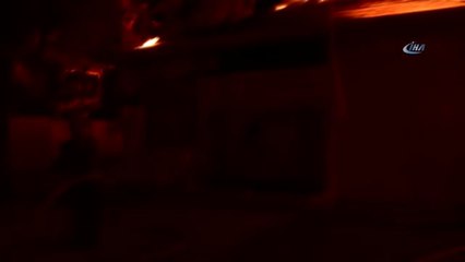 Tekirdağ'da Okul Binası Gece Yarısı Alev Alev Yandı