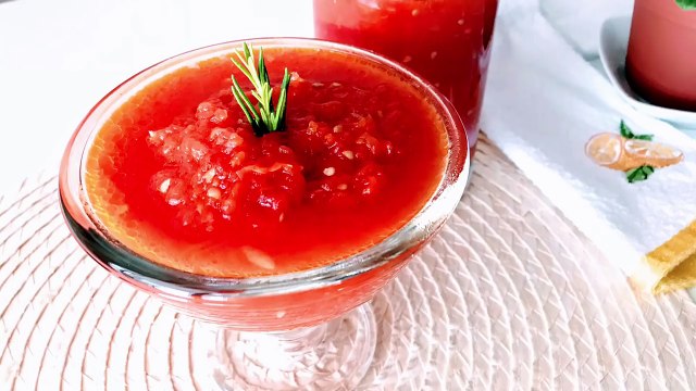 Kışlık Farklı Domates Sos Konservesi / Kahvaltılık Olarakta Kullanılabilir - Ev Lezzetleri