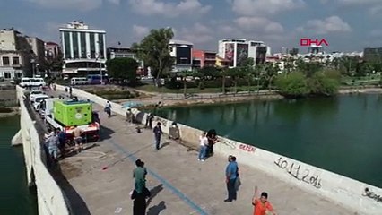 Adana'nın simgelerinden 1634 yıllık Taşköprü'de çirkinliğin izleri siliniyor
