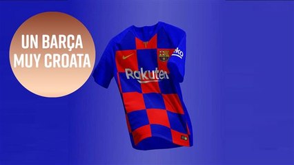La nueva camiseta croata del Barcelona crea controversia en las redes