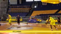 Christ Wamba, un migrant congolais basketteur en Grèce