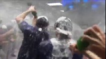 Watch Red Sox Locker Room Go Wild After Winning 2018 AL East Title