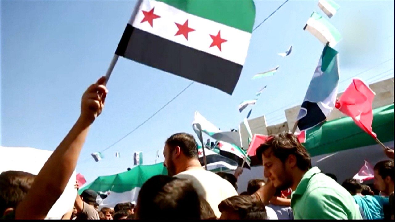 Protests held in Idlib demanding Assad leaves power