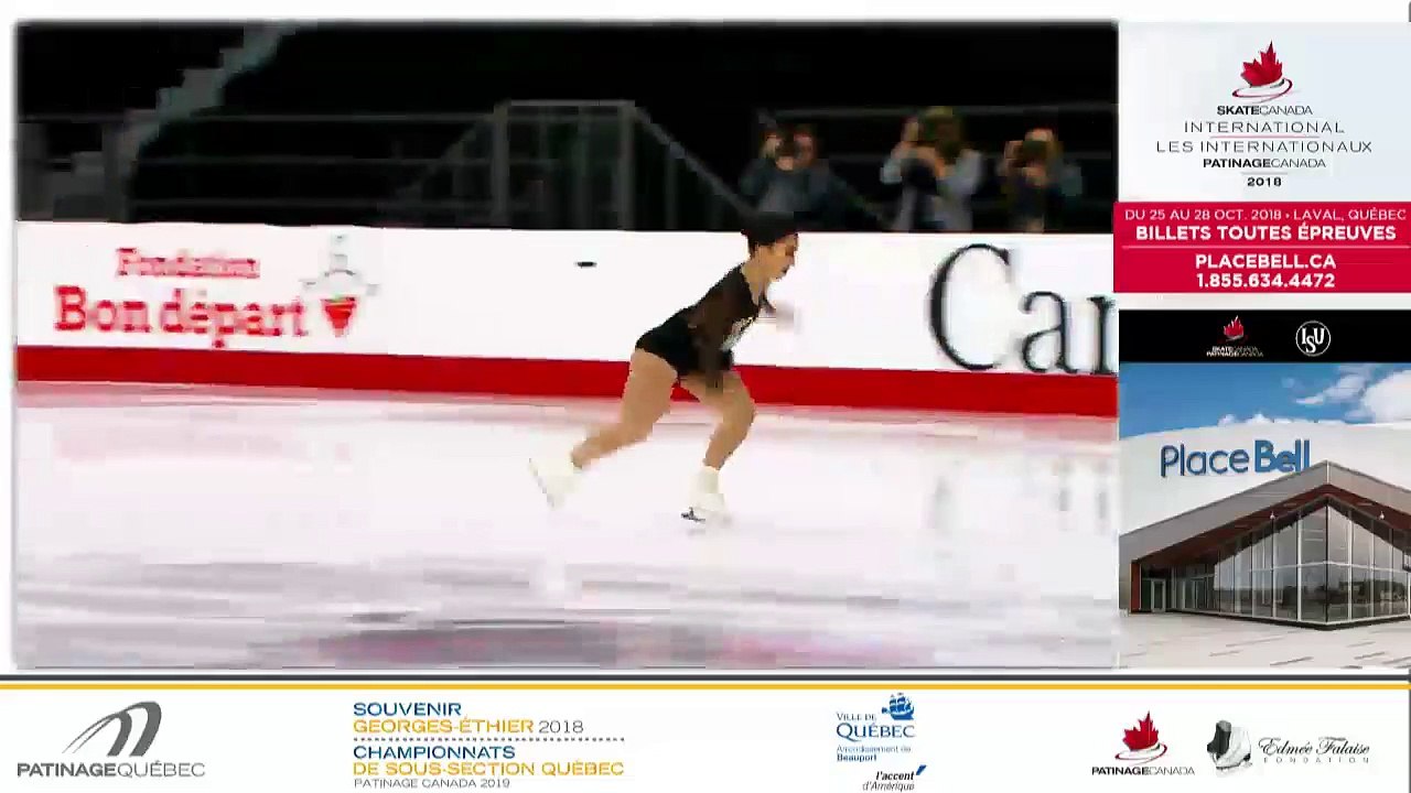 Souvenir Georges-Éthier 2018 / Championnats de sous-section Québec 2019 Eve. 35 Pré-Novice Dames Gr. 3 prog. Libre Échauffement 4-5 & Eve.  36 Pré-Novice Dames Gr. 4 Prog. Libre & Eve. 37 Pré-Novice Messieurs prog. Libre & Eve. 38 Novice Messieurs Court