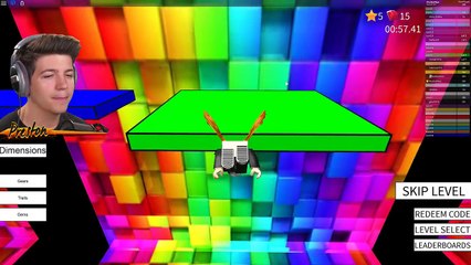 ROBLOX *INSANE* RAINBOW SPEED OBBY RACE vs MY LITTLE BROTHER!