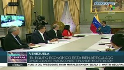 Presidente Maduro califica de exitoso plan de recuperación económica