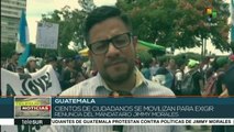 Guatemala: estudiantes se movilizan por renuncia del pdte. Morales