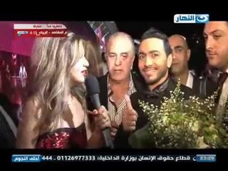 احلى النجوم - لقاء خاص مع الفنان / تامر حسني و تكريمة في جائزة الموريكس - Murex D'or Awards 2014