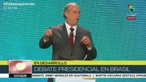 Candidatos brasileños participan en debate presidencial