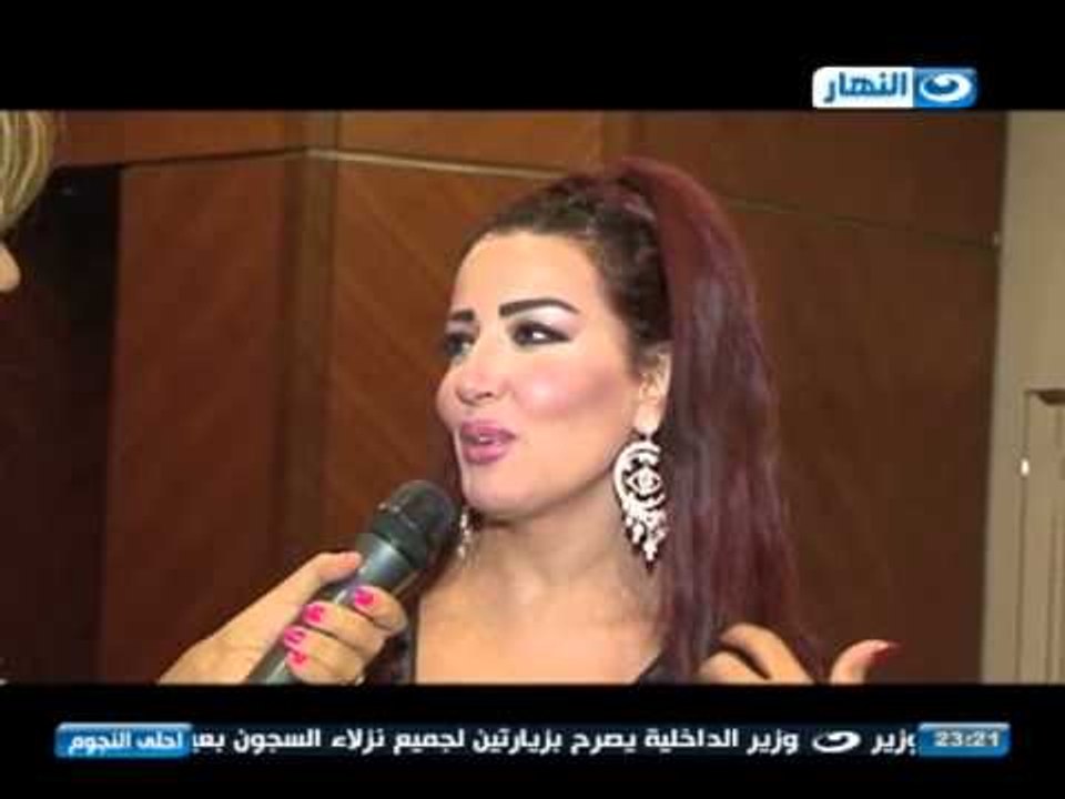 احلى النجوم - لقاء مع الفنانة / سمية الخشاب في مهرجان الأسكندرية السينمائي 2014