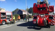 Violent incendie dans un garage à Herseaux