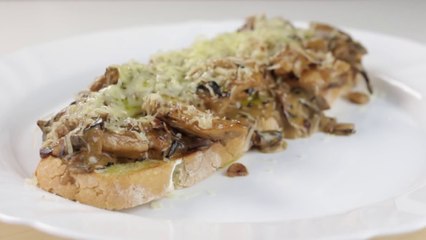 Cómo hacer tosta de pollo y champiñones